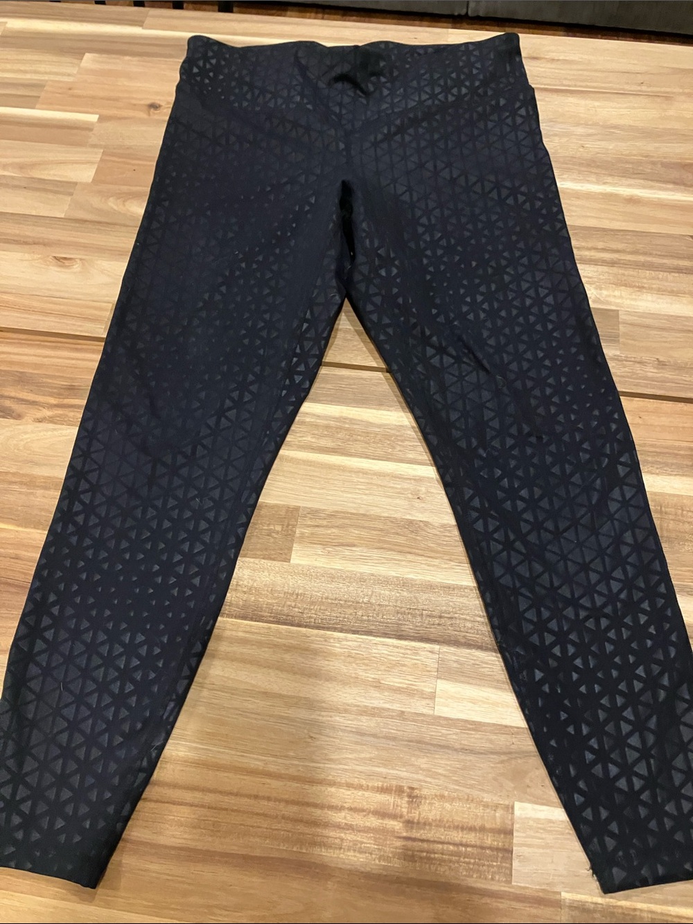 GAP Black Geometric Print Kids Leggings